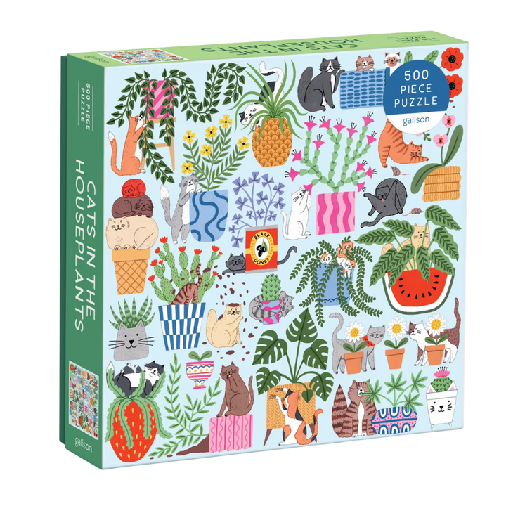 Cats in the Houseplants 500 Piece Puzzle