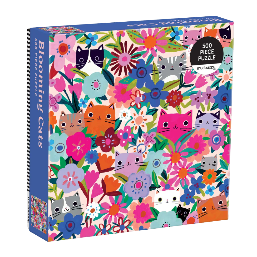 Blooming Cats 500 Piece Puzzle