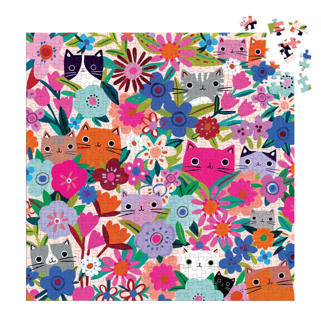 Blooming Cats 500 Piece Puzzle