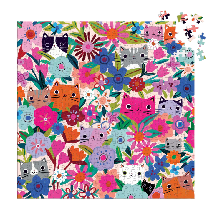Blooming Cats 500 Piece Puzzle