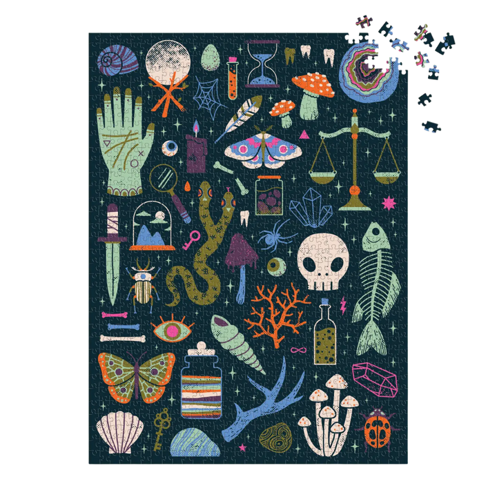 Occult and Curious 1000 Piece Glow in the Dark Puzzle