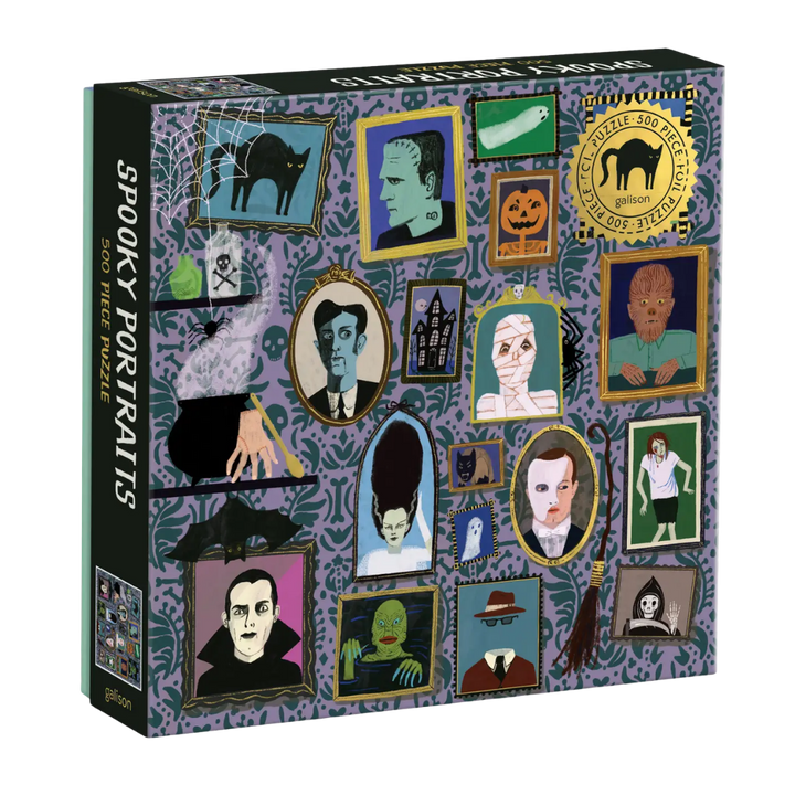 Spooky Portraits 500 Piece Foil Puzzle