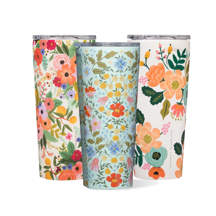 24oz Rifle Paper Co x Corkcicle Floral Tumbler