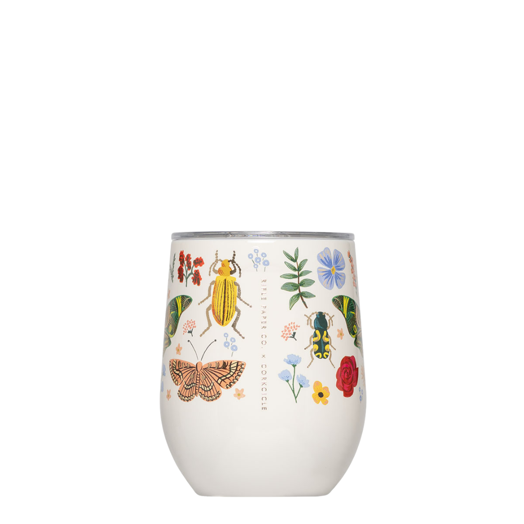 12oz Corkcicle x Rifle Paper Co Lively Floral Stemless Tumbler