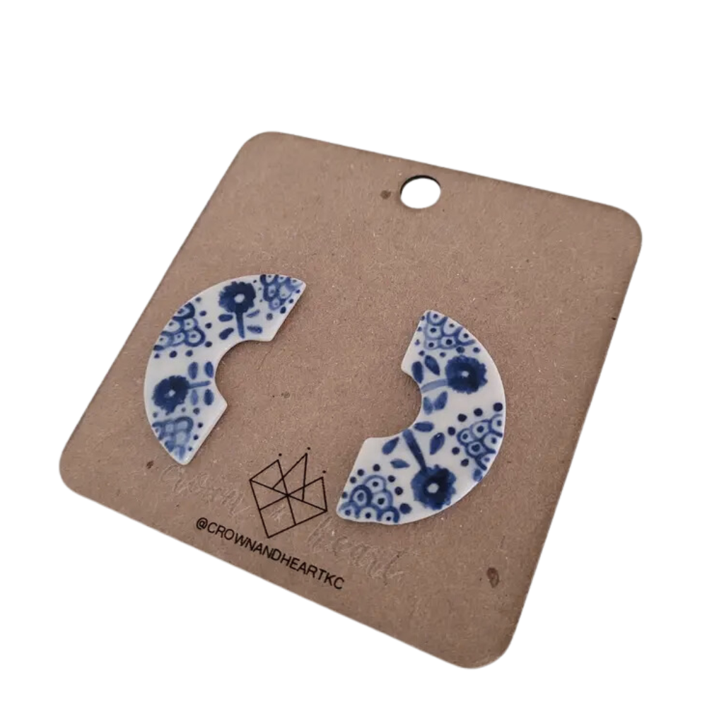 Pueblo-Inspired Statement Earrings arch - stud