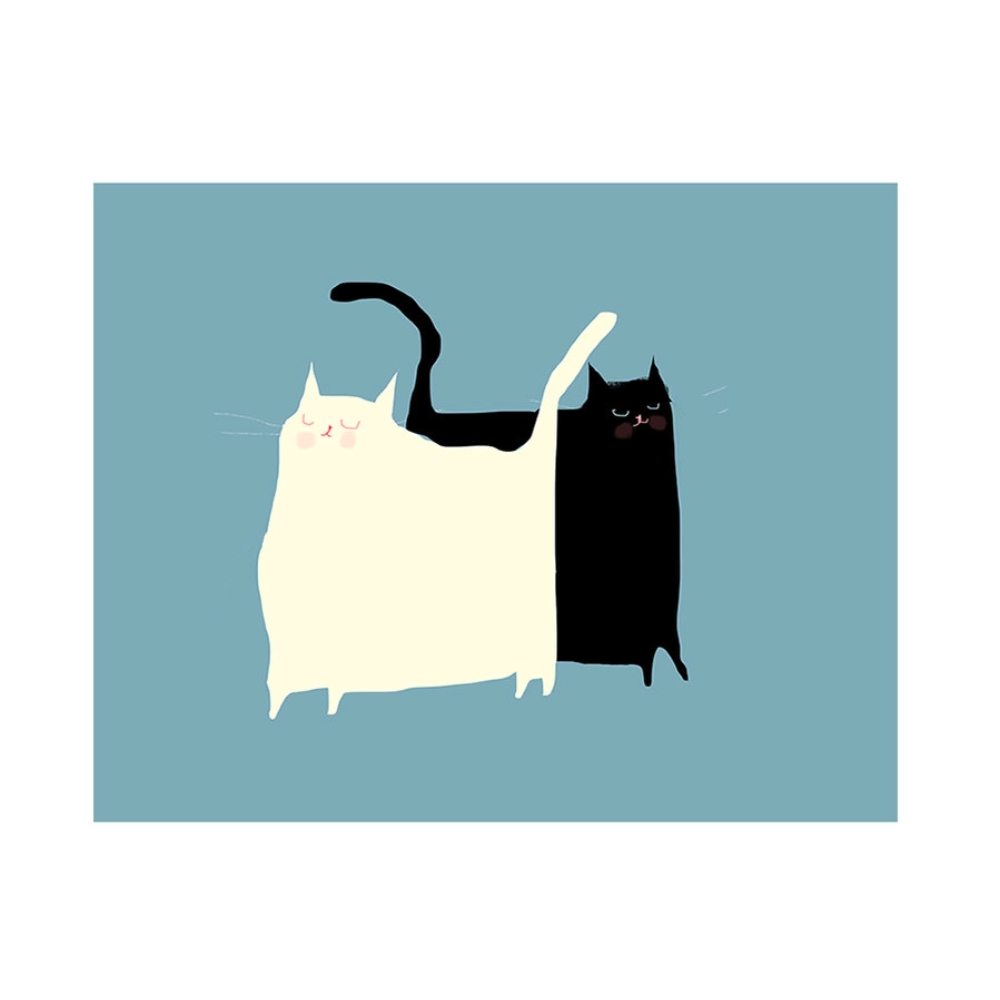 Beep Bop Cat Art Print