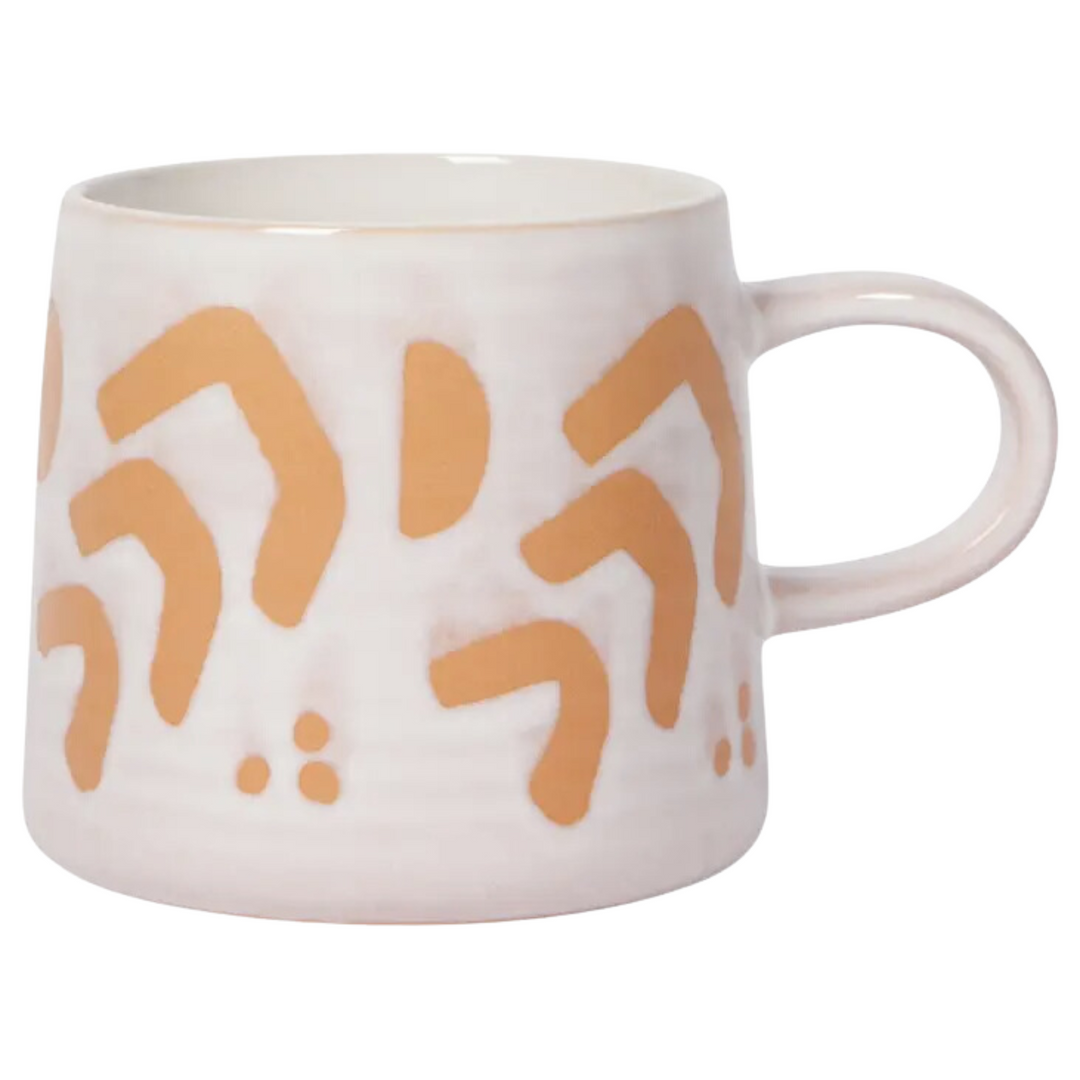 Danica Studio Echo Imprint Stoneware Mugs 12 oz