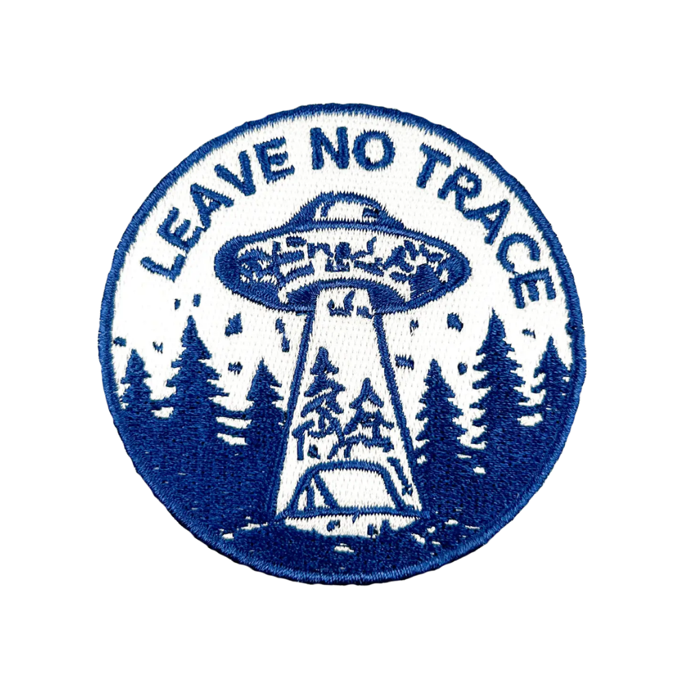 Leave No Trace Embroidered Iron-On Patch