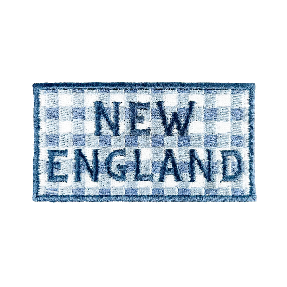 New England Embroidered Iron-On Patch