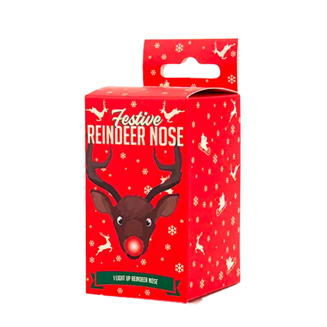 Festive Reindeer Christmas Nose