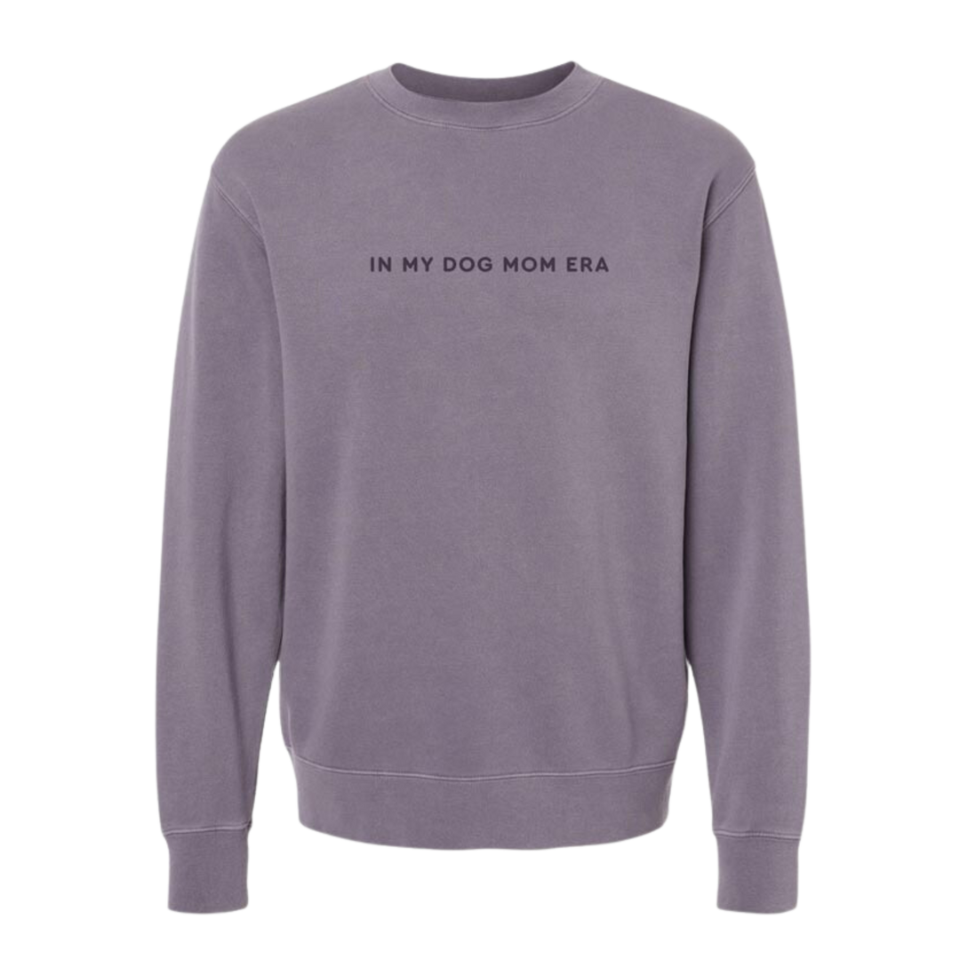 In My Dog Mom Era Embroidered Crew Sweatshirt