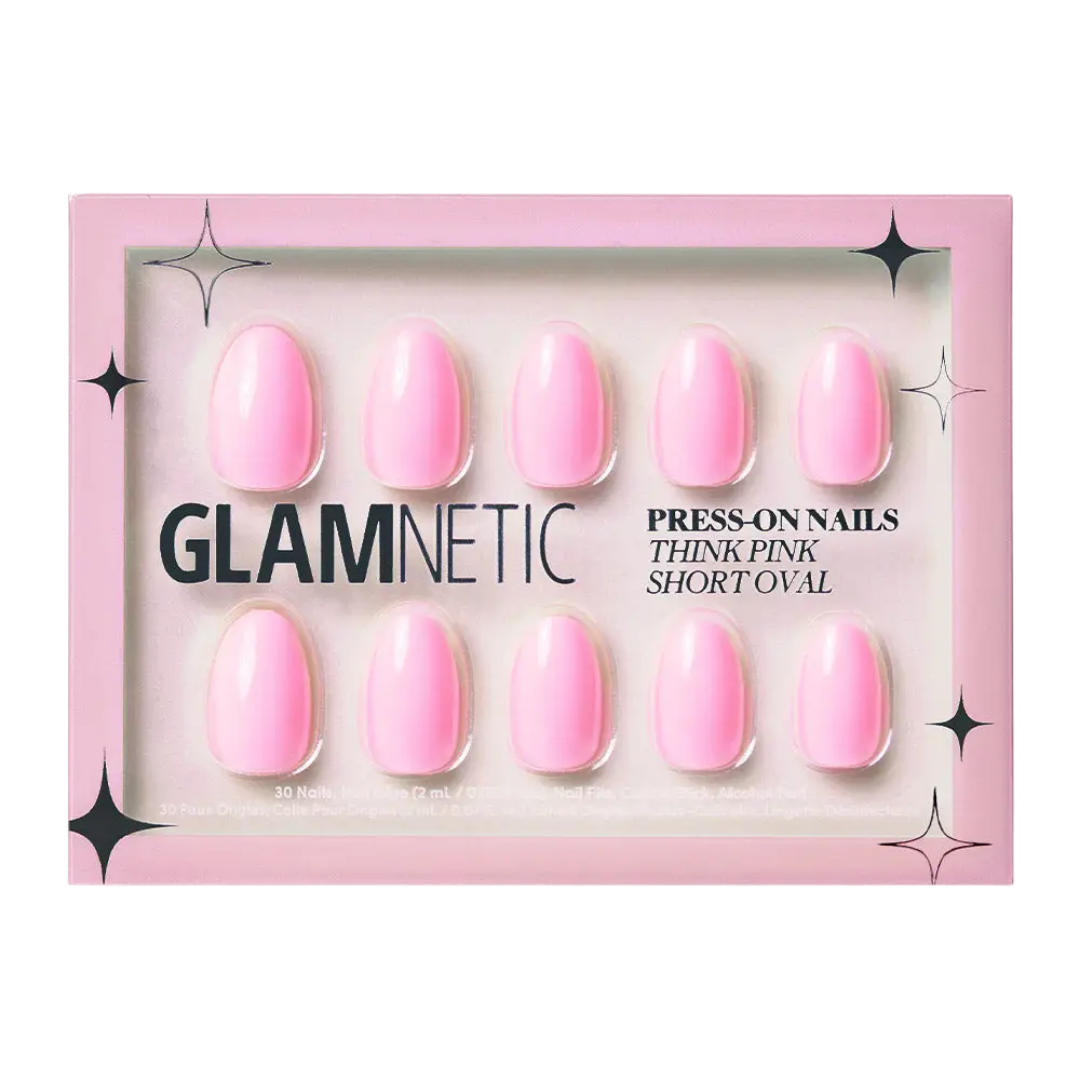 Think Pink Press on Nails