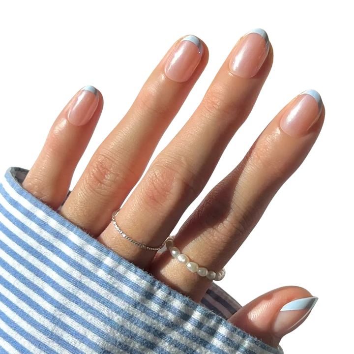 Into Blue Press on Nail Set