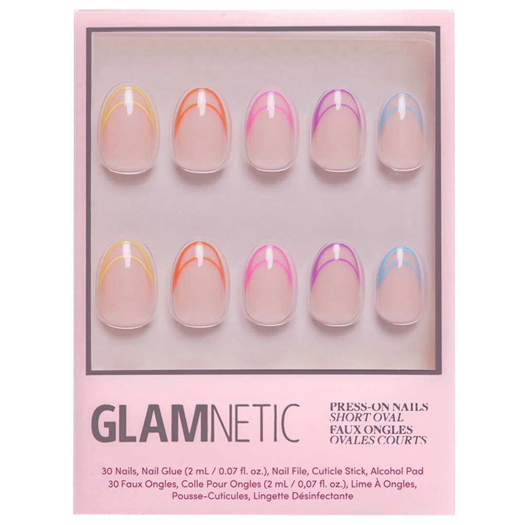 Neon Lights Press on Nails