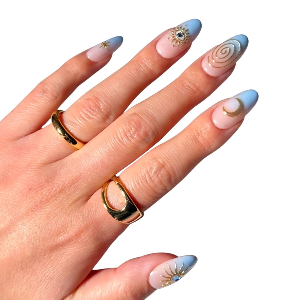 Spirited Sky Press on Nails