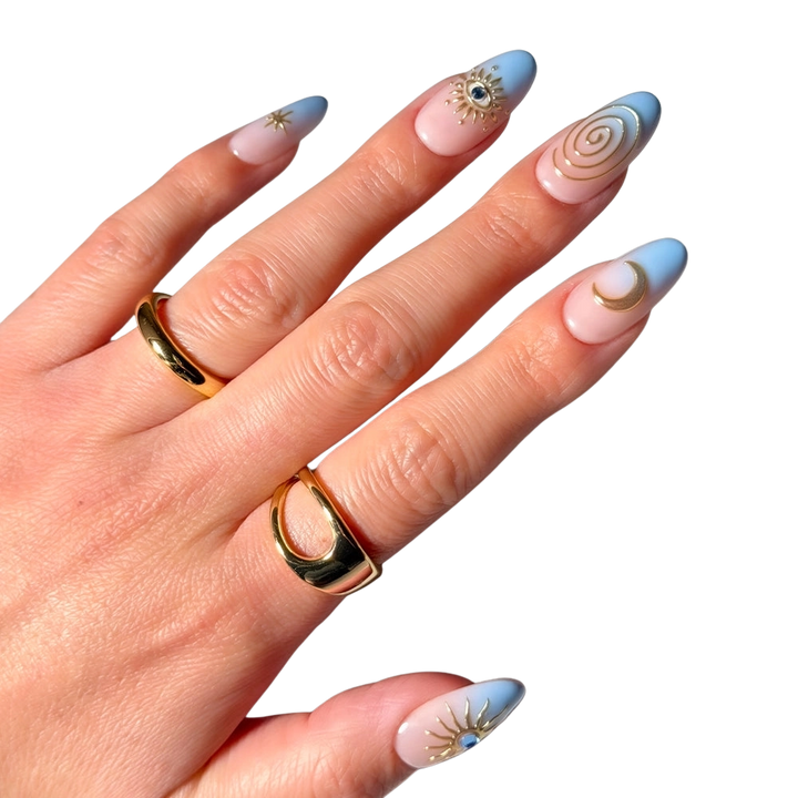 Spirited Sky Press on Nails