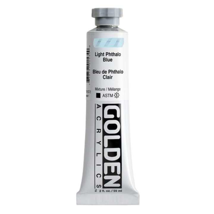 Heavy Body Acrylic 2oz Light Phthalo Blue