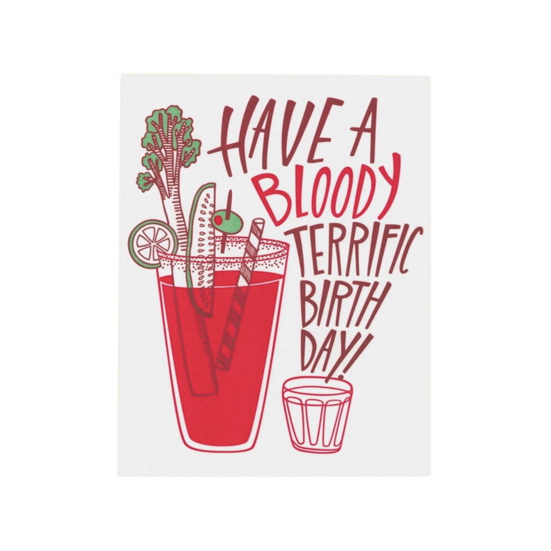 Bloody Terrific Birthday  Card
