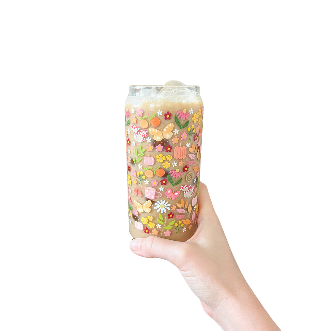 20oz Fall Garden Glass