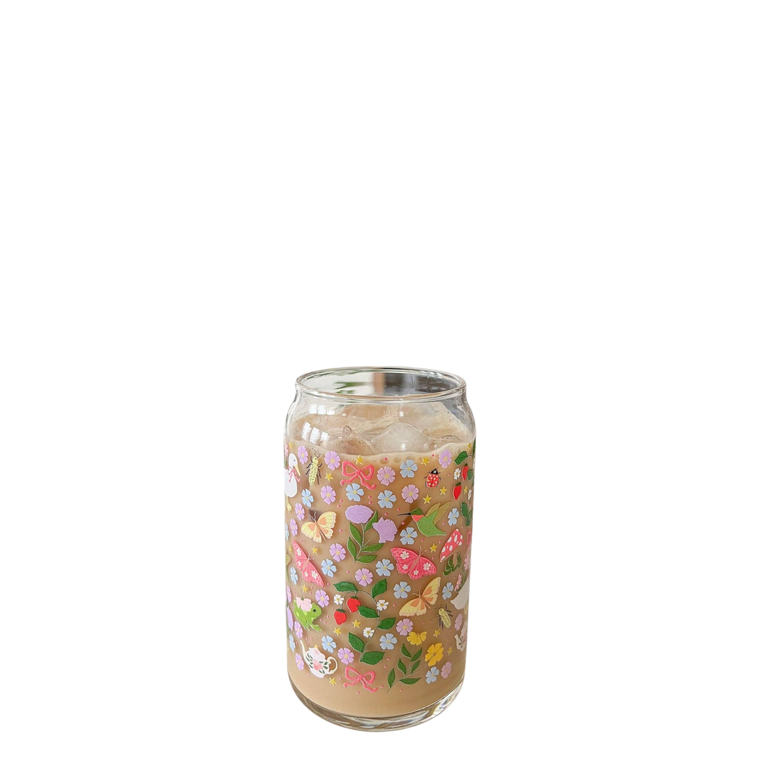 16oz Cottage Garden Glass