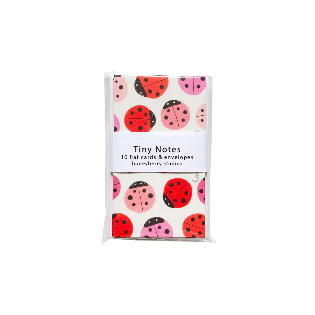 Lady Bug Tiny Notes Set