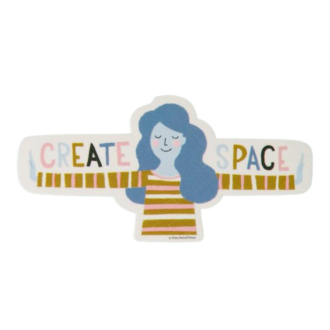Create Space Vinyl Sticker