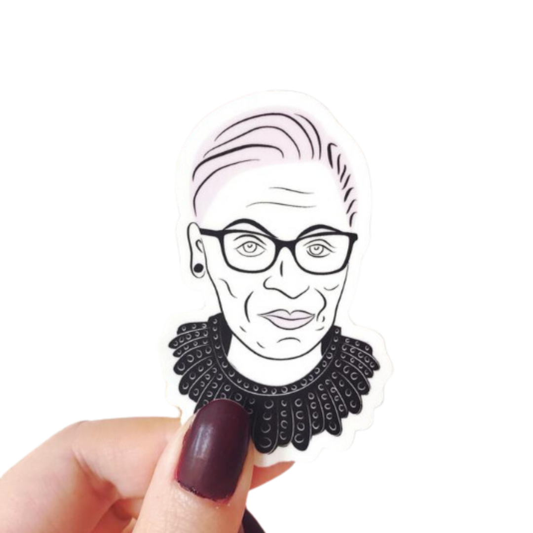 RBG Dissent Collar Sticker