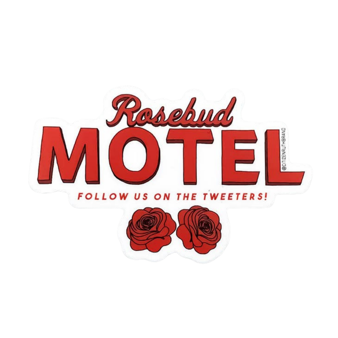 Rosebud Motel Sticker