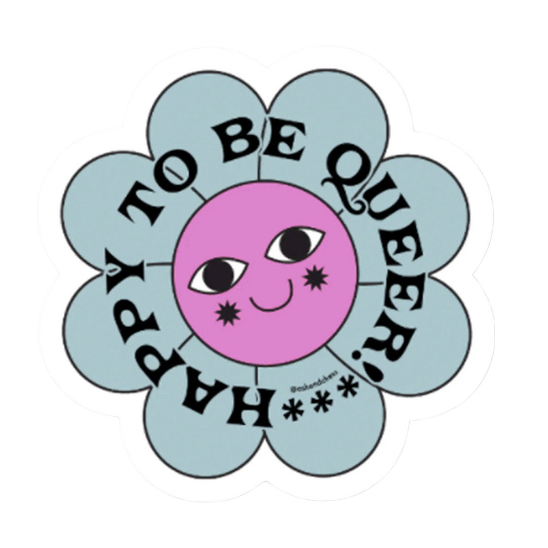 Happy to be Queer Sticker