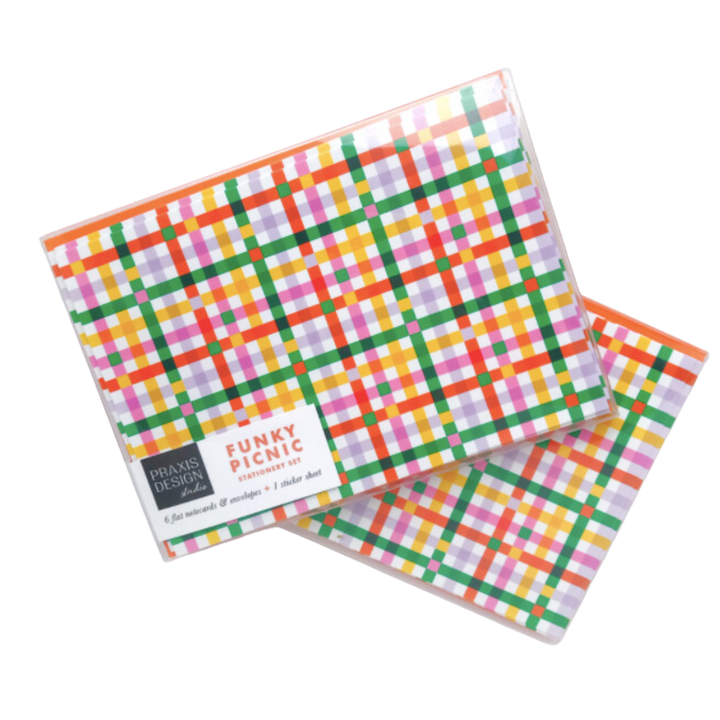 Funky Picnic Stationery + Sticker Set