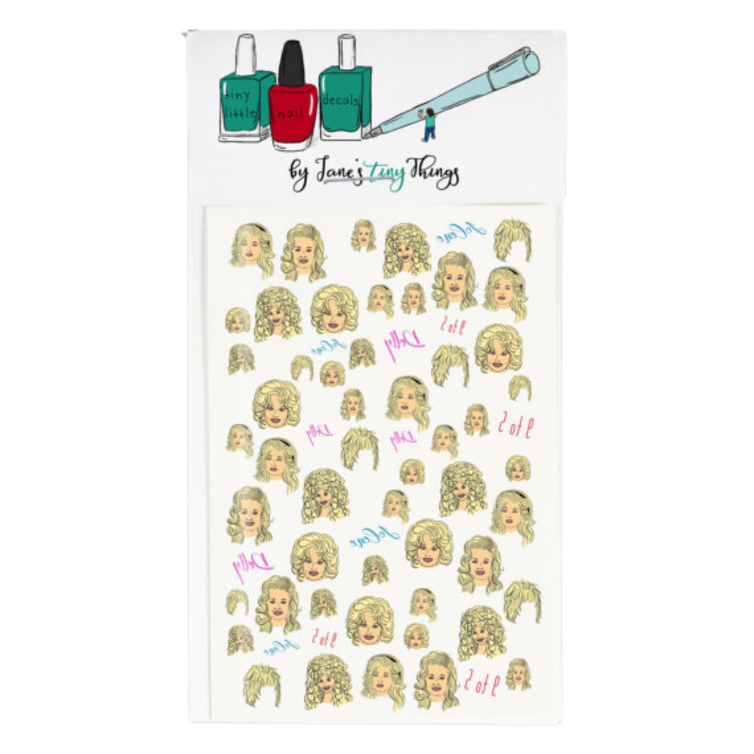 Dolly Parton Nail Art Decal