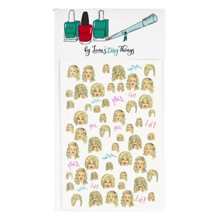 Dolly Parton Nail Art Decal