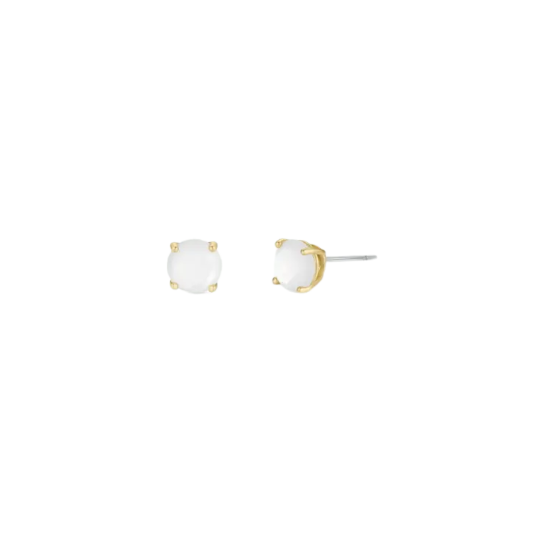 Round Gold Earrings