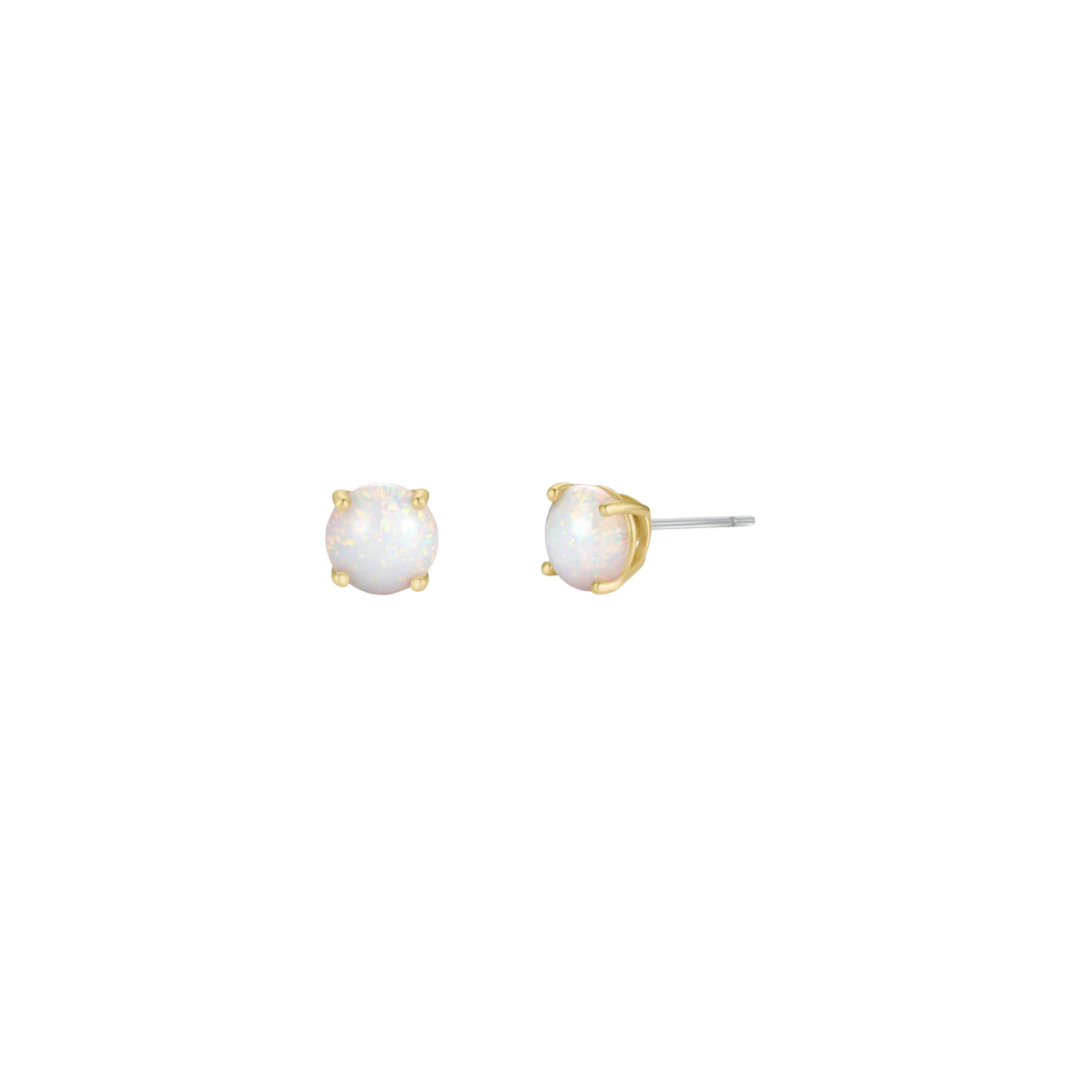 Round Gold Earrings
