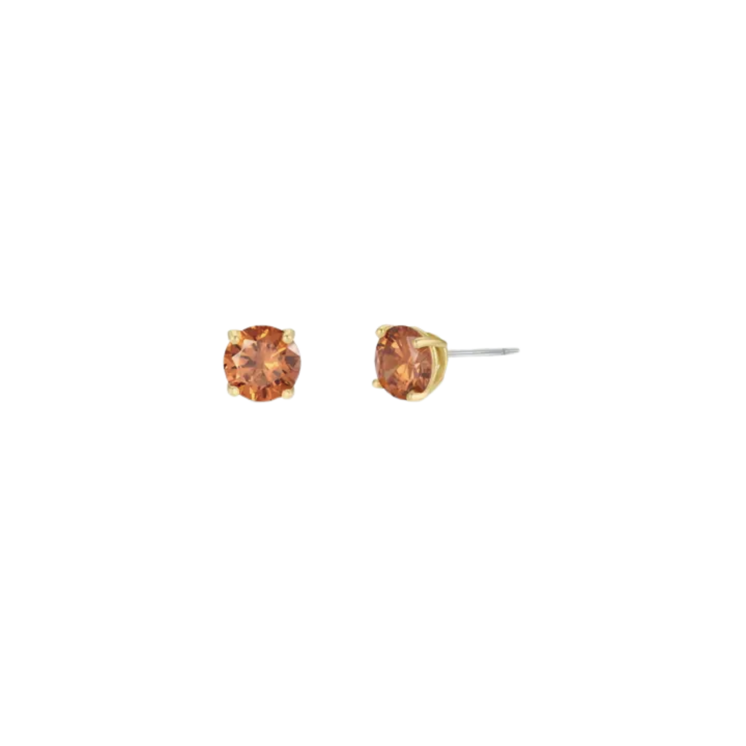 Round Gold Earrings