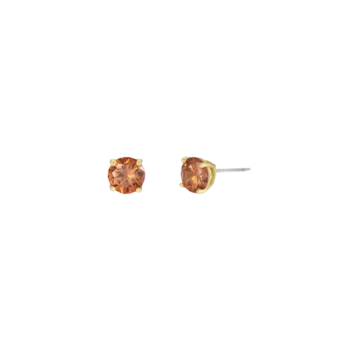 Round Gold Earrings