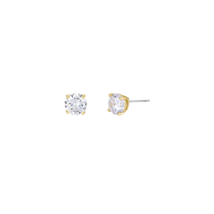 Round Gold Earrings