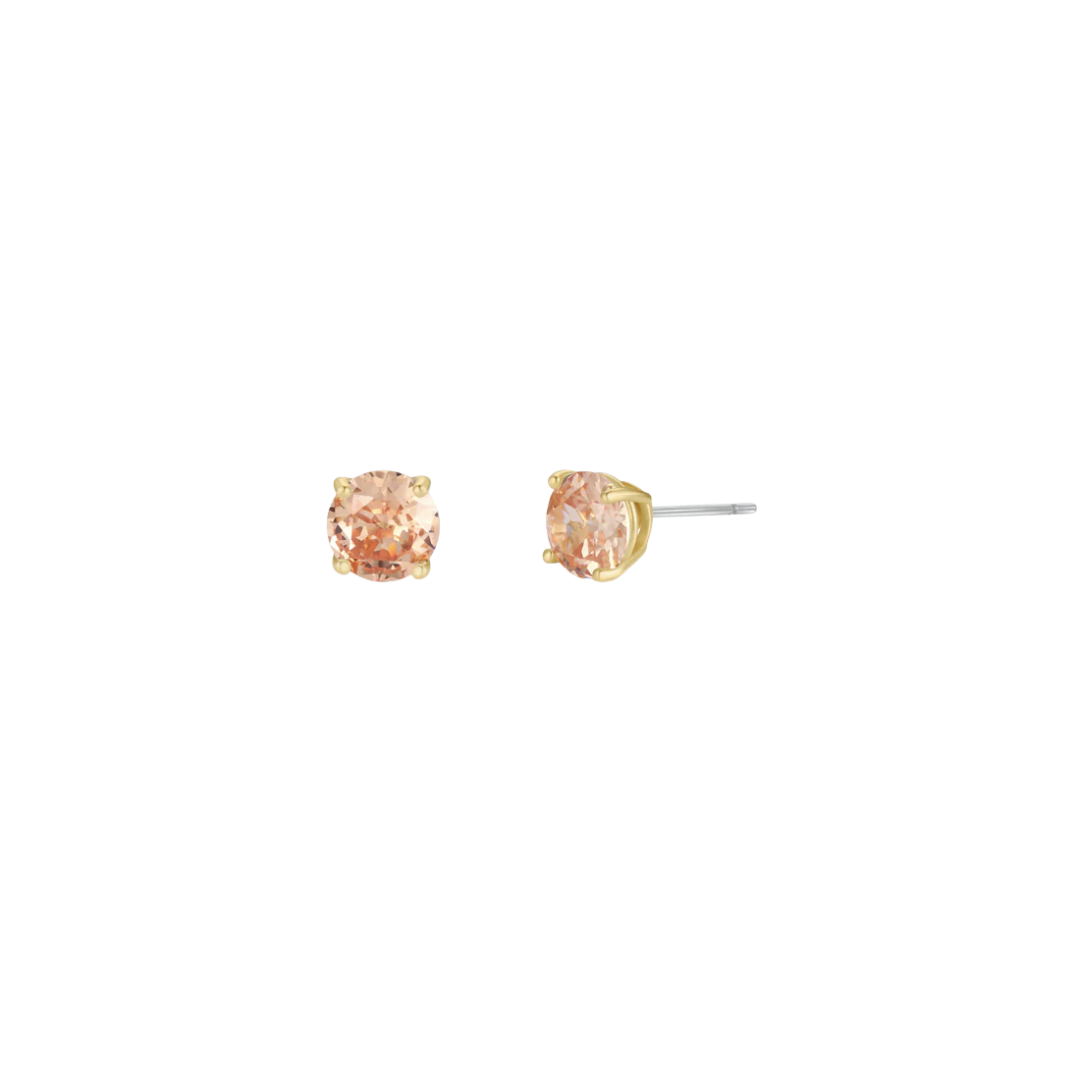 Round Gold Earrings