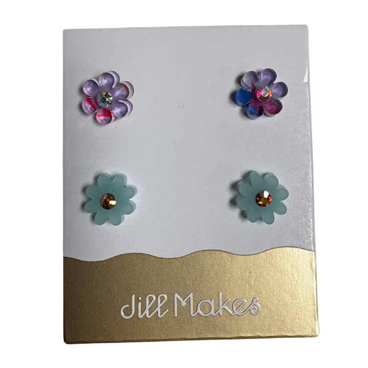 Flower Studs (Set of 2)