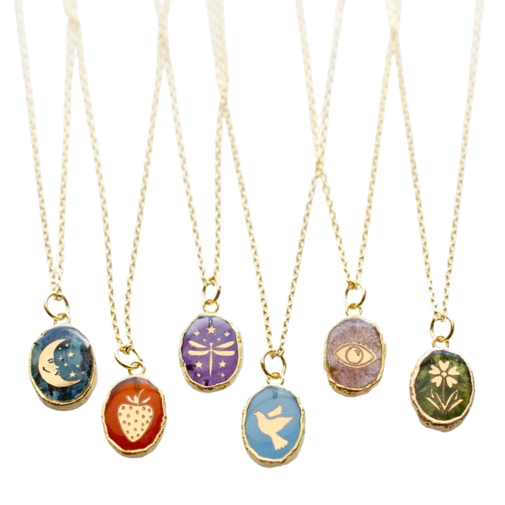 Symbol Stone Necklace