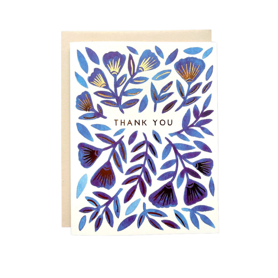 Thank You Foil Stamped Cards,  Set of 6