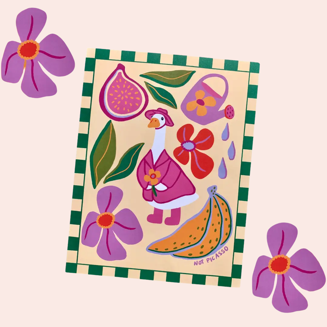 Gertie Goose Print