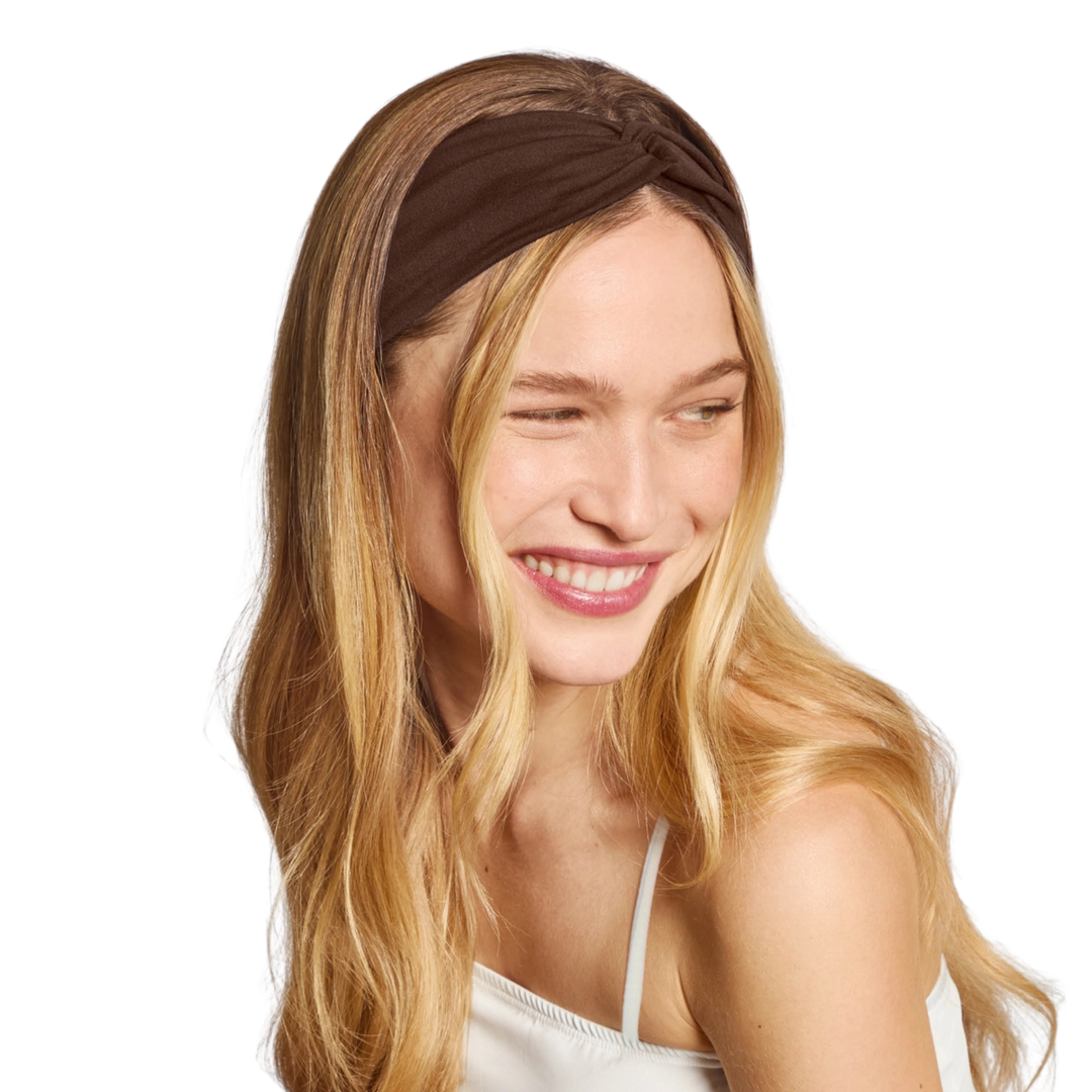 Recycled Fabric Wide Twist Headbands 2pc Set