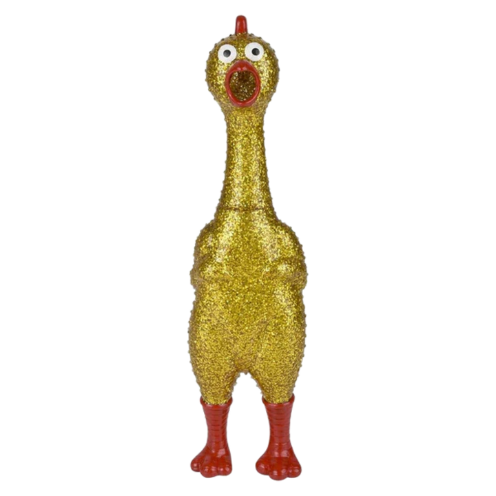 Sparkle Rubber Chicken