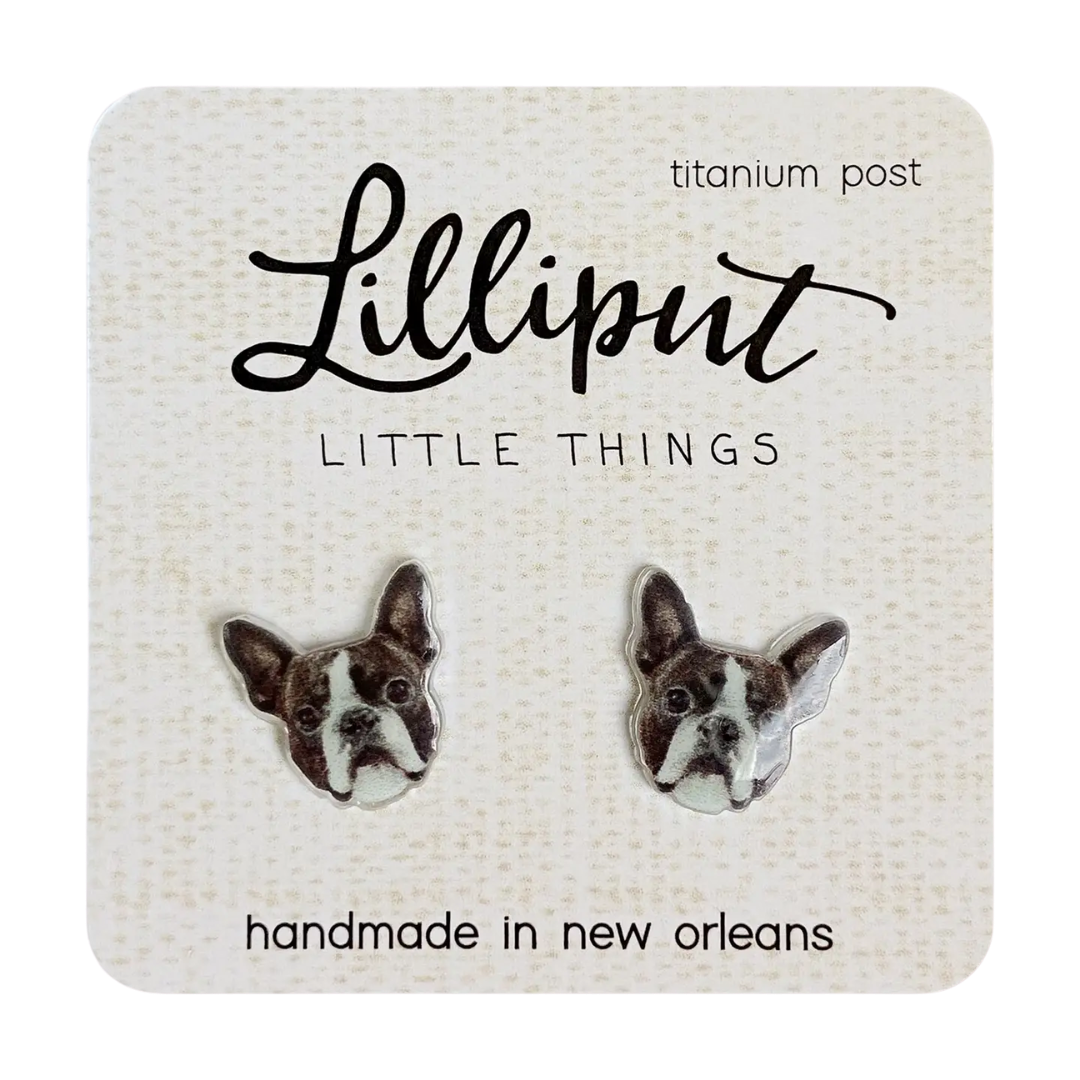Boston Terrier Earrings