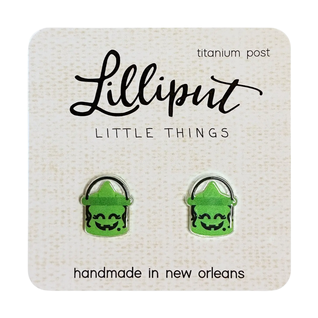 Retro Treat Bucket Earrings