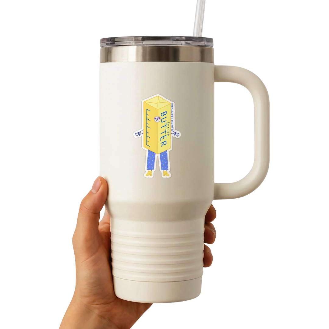 Butter Barb Sticker