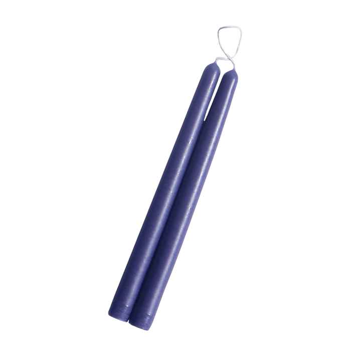 10" Hand Dipped Unscented Taper Candles