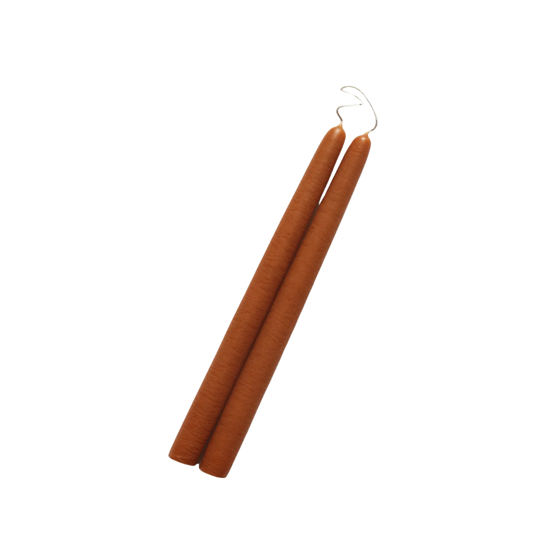 10" Hand Dipped Unscented Taper Candles