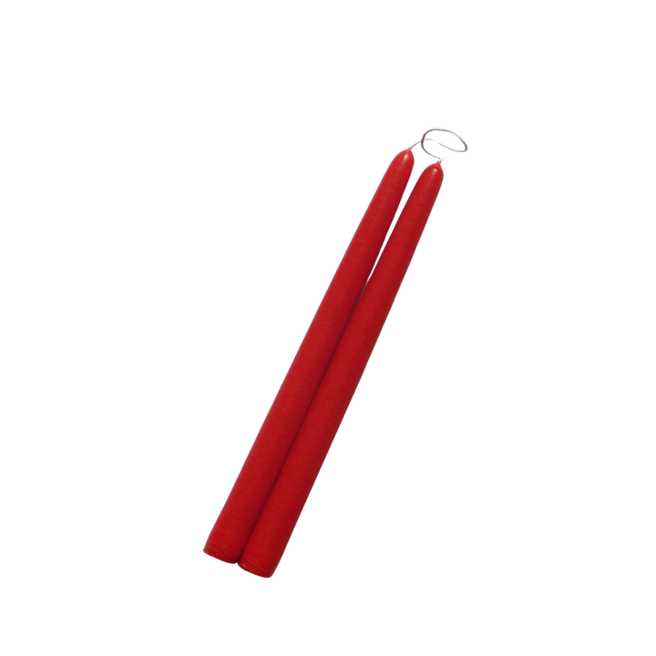 10" Hand Dipped Unscented Taper Candles